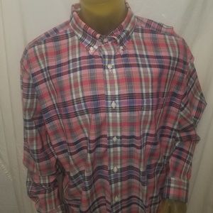 Nautica Heritage XXL Plaid Button Down Shirt